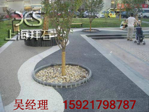 小區(qū)廣場透水地坪 小區(qū)廣場透水地坪