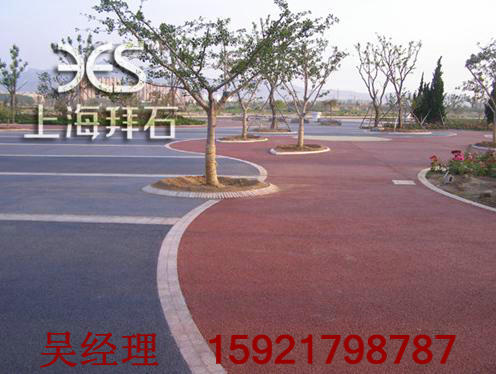 公園彩色透水地坪 公園彩色透水地坪