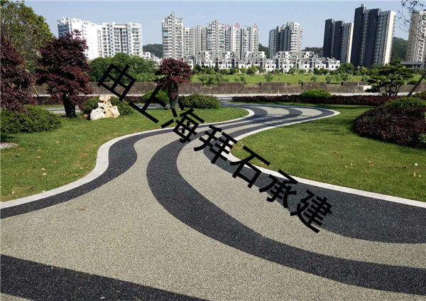 膠粘石透水地坪 膠粘石透水地坪