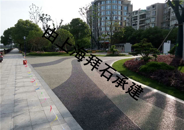 膠粘石透水地坪 膠粘石透水地坪