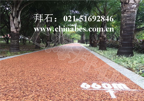 膠粘石透水地坪 膠粘石透水地坪