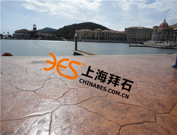 壓花混凝土 壓花混凝土