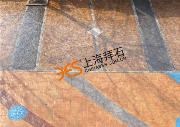 混凝土壓模地坪 混凝土壓模地坪