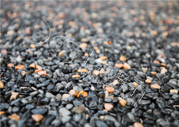 透水膠粘石路面