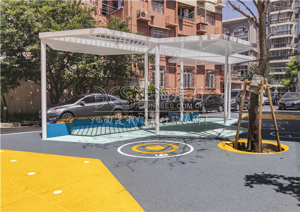 彩色透水混凝土路面 彩色透水混凝土路面