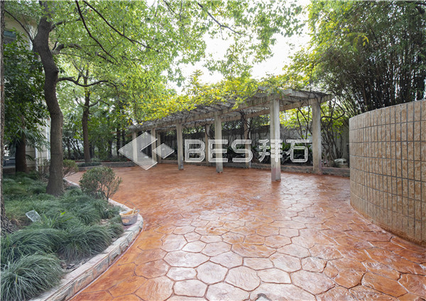 混凝土壓模地坪 混凝土壓模地坪