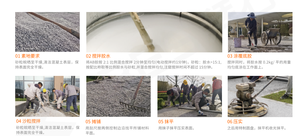 砂基地坪工藝