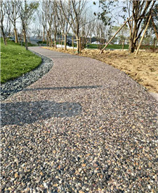 蘇州中航樾園露骨料路面工程 蘇州中航樾園露骨料路面工程