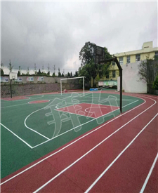 云南籃球場透水混凝土項(xiàng)目