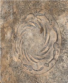 上海松江廣富林文化遺址公園壓花地坪項目