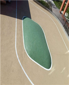 浙江杭州九年制學校透水混凝土項目