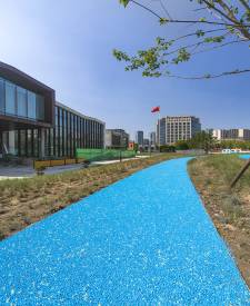 上海普陀云嶺東路藍(lán)色膠粘石項(xiàng)目 上海普陀云嶺東路藍(lán)色膠粘石項(xiàng)目