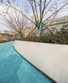 上海樂山綠地水磨石地坪項(xiàng)目