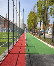 上海新場古鎮(zhèn)彩色透水混凝土項目